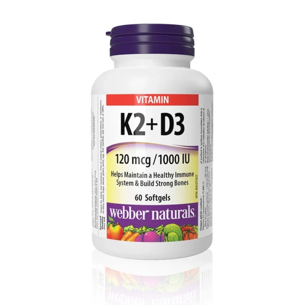 ویتامین K2 همراه با D3 وبر نچرالز