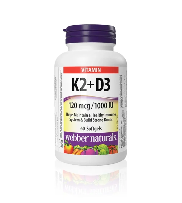 ویتامین K2 همراه با D3 وبر نچرالز